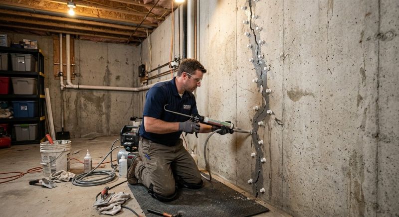 Basement Crack Repair in Charlotte County, FL
