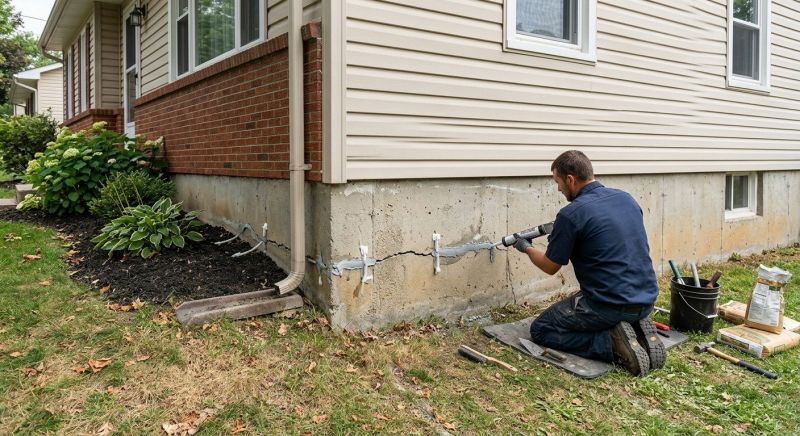 Cracked Foundation Repair in Nokomis, FL