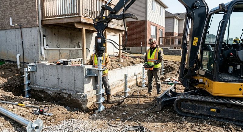 Helical Piers Installation in Charlotte County, FL