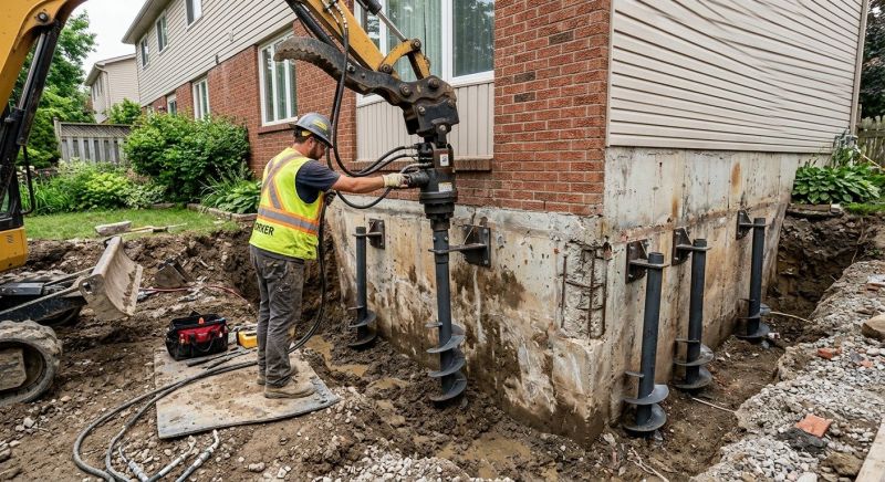 Helical Piers Installation in Charlotte County, FL