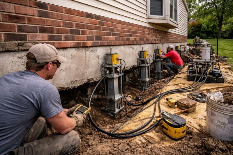 Settling Foundation Service in Englewood, FL