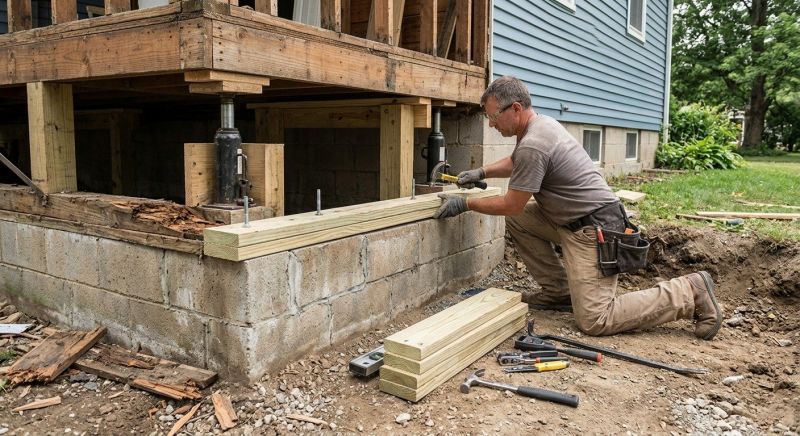 Sinking Foundation Repair in Bokeelia, FL