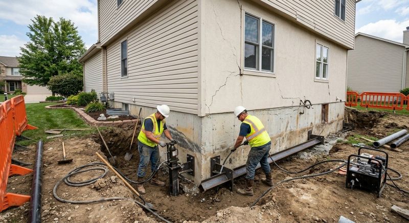 Sinking Foundation Repair in North Port, FL